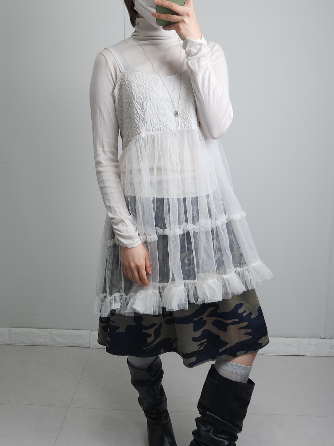 캉캉 샤 롱 슬리브리스 상품이미지6