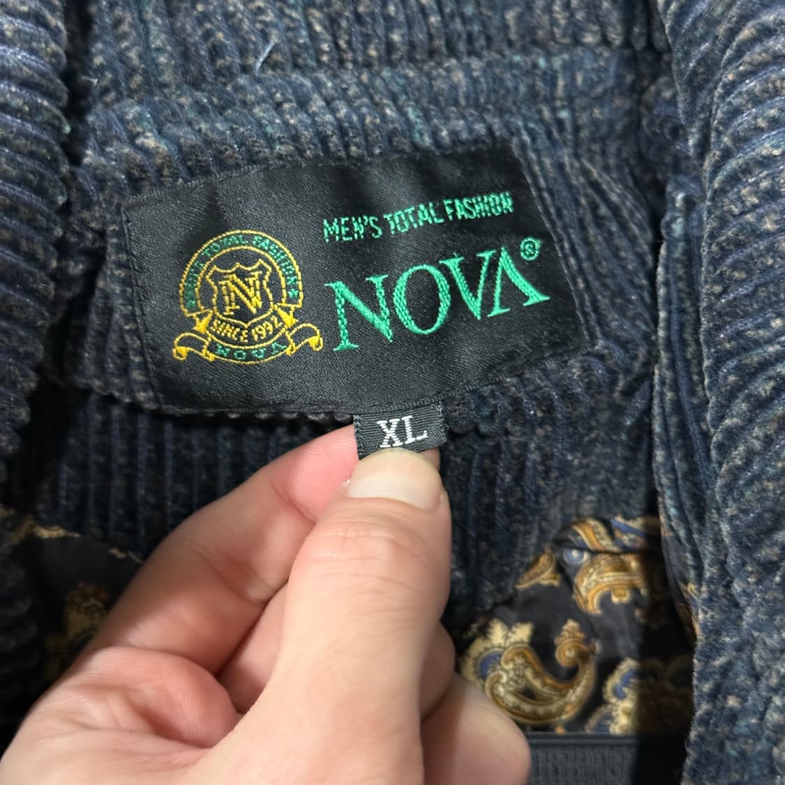 VTG 빈티지 코듀로이 골덴 집업 블루종 자켓 상품이미지7