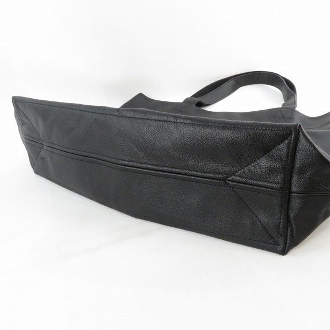 요지 야마모토 레터링 소가죽 토트백 상품이미지6