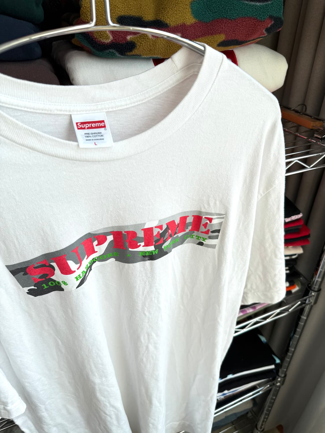 슈프림 하드코어 반팔 티셔츠 상품이미지3