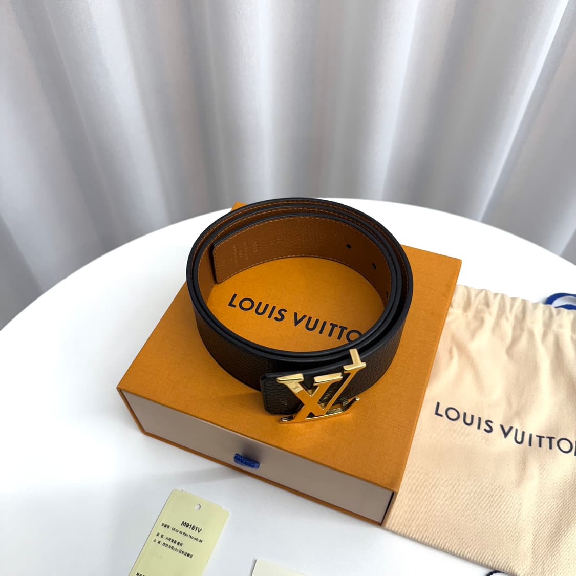 [85] 루이비통 LV 이니셜 리버시블 벨트 40mm 상품이미지5