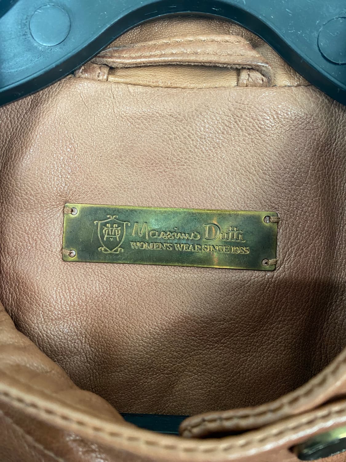 마시모두띠 카멜 가죽 레더 자켓 S 상품이미지6