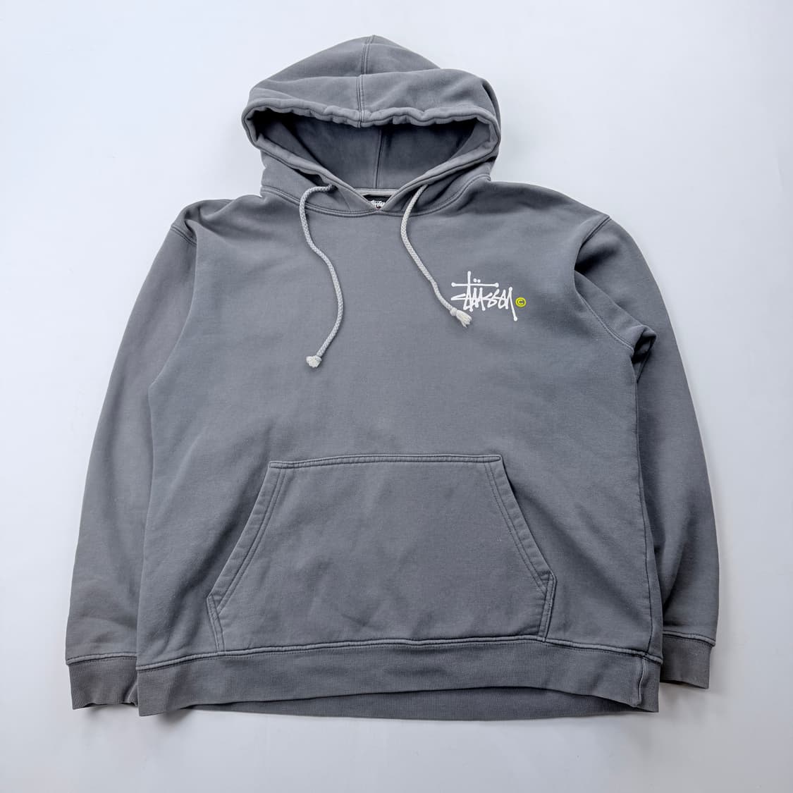 빈티지 스투시 빅로고 후드티셔츠 상품이미지2