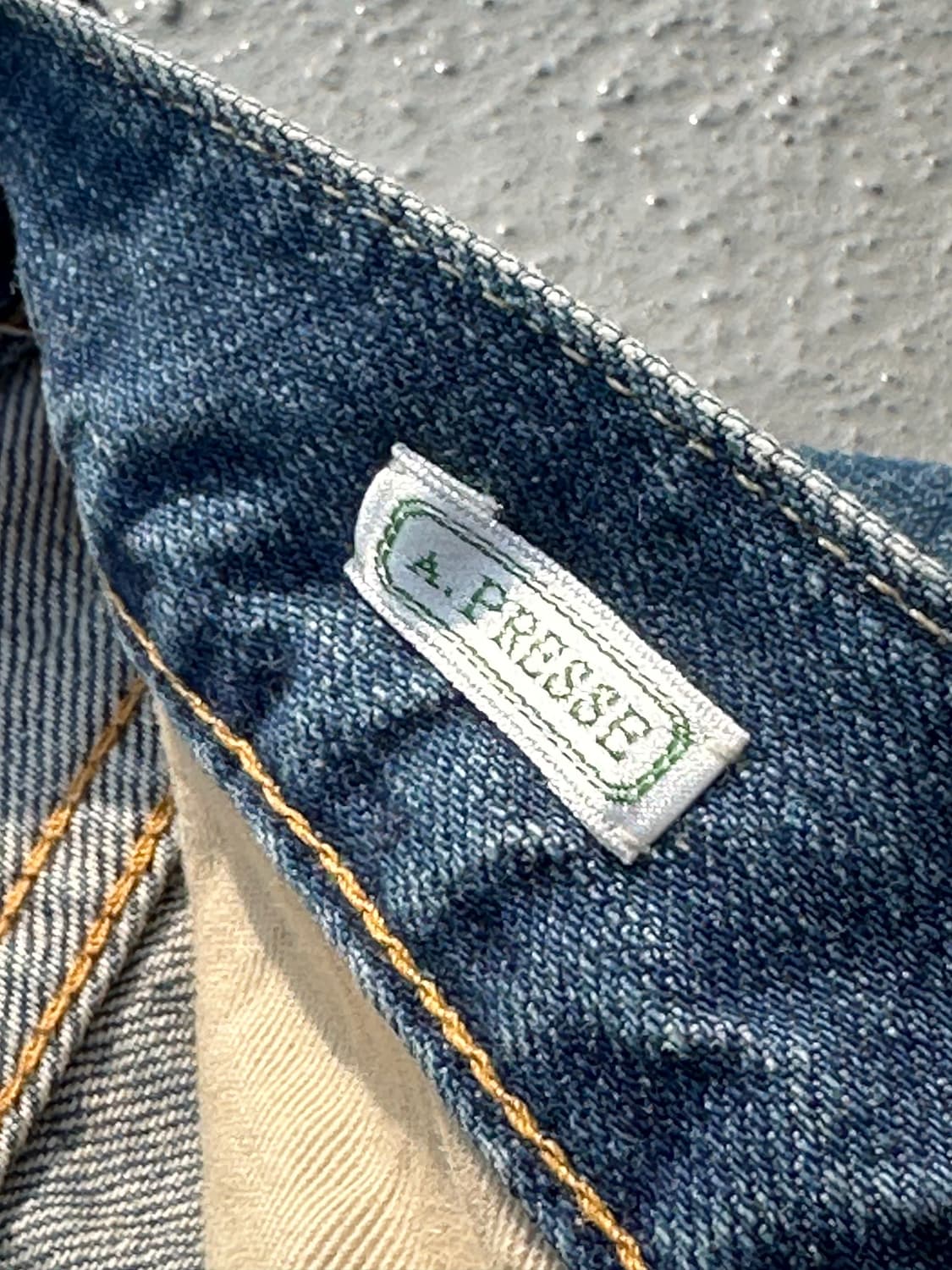 A.Presse 아프레쎄 워시드 와이드 데님 팬츠 30 상품이미지4