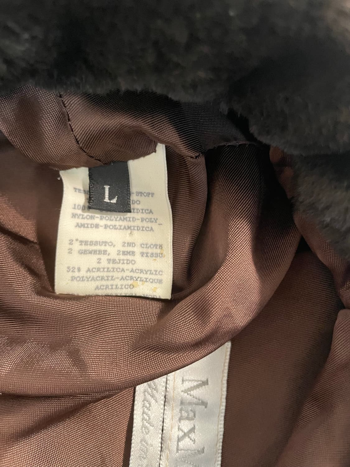 MAX MARA Nylon Fur Trim Beret Hat 상품이미지5