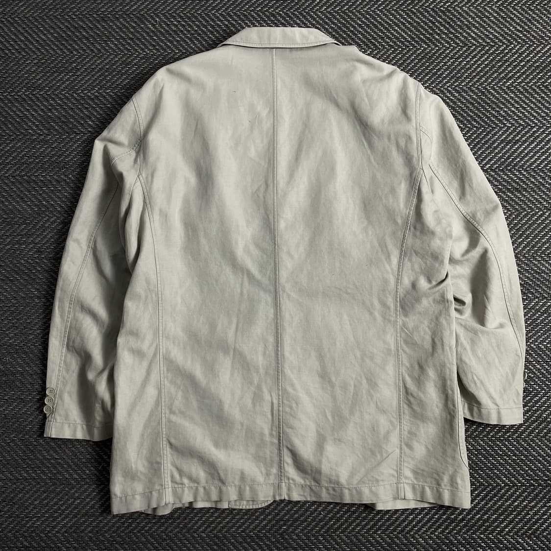 90s 입생로랑 자수로고 아카이브 치노 블레이저 자켓 o 3867 상품이미지5