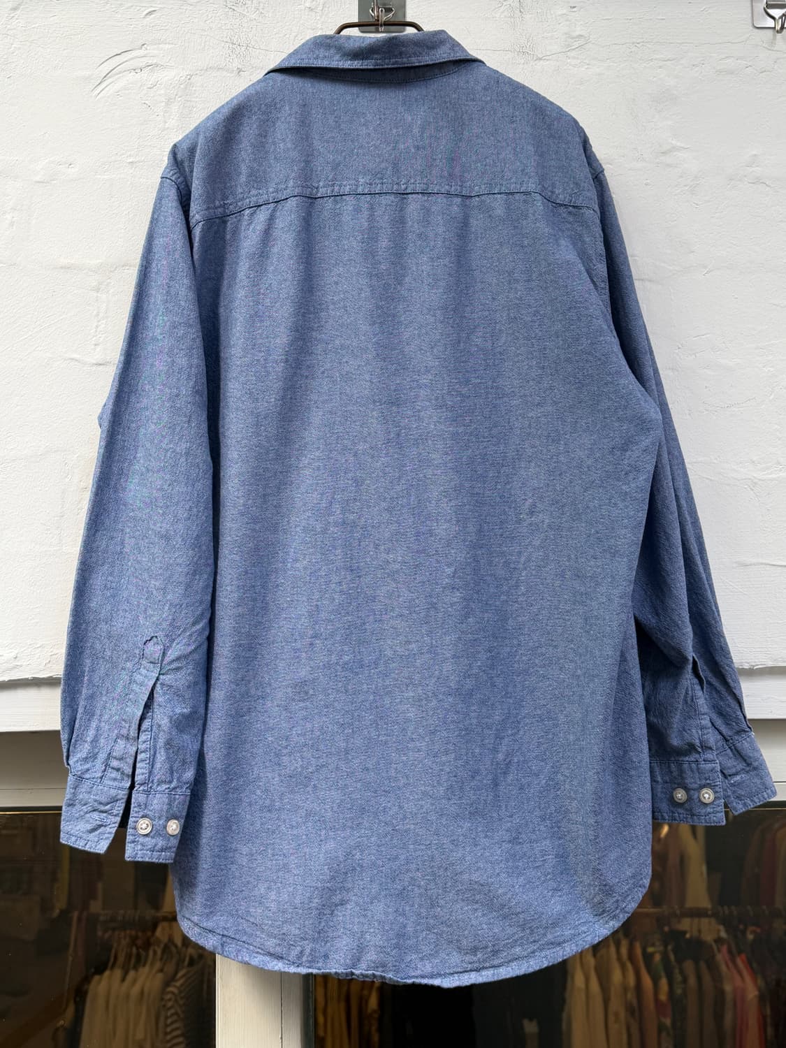 96 Dungaree 빈티지 샴브레이 워크셔츠 L 상품이미지5