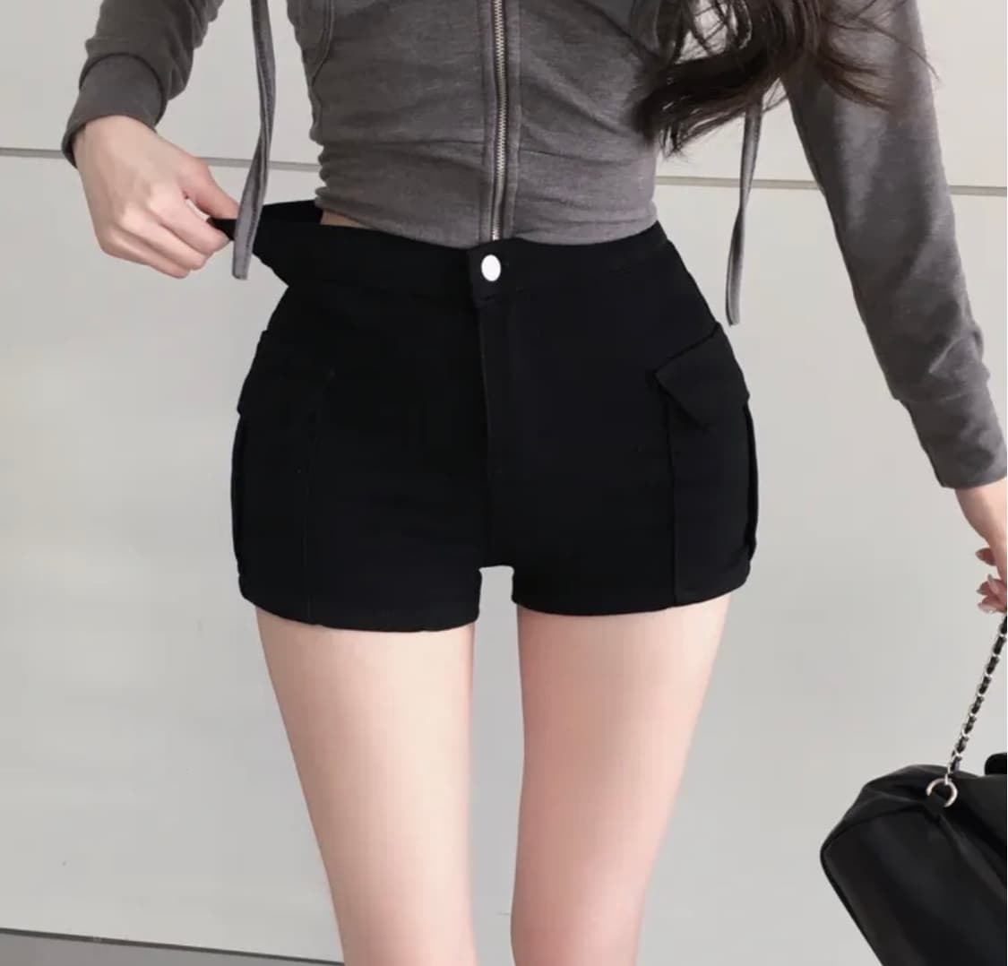 (새상품!!) 하이웨스트 골반뽕 반바지 상품이미지1