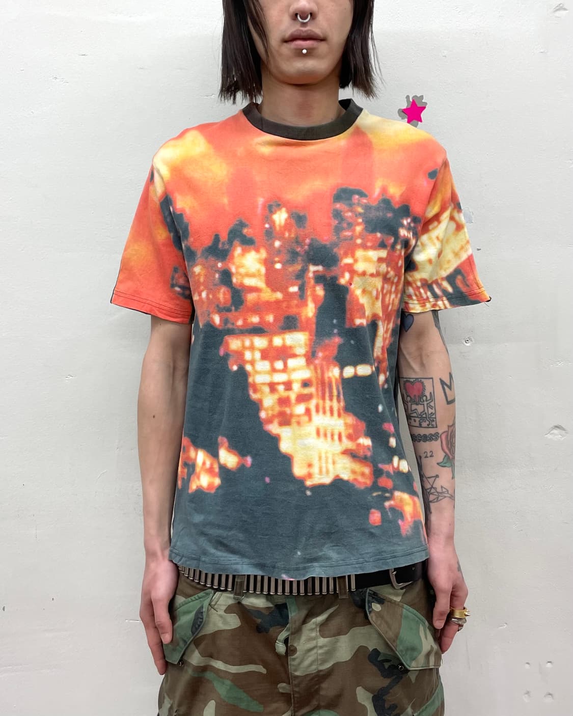  infrared printed T-shirt 상품이미지1