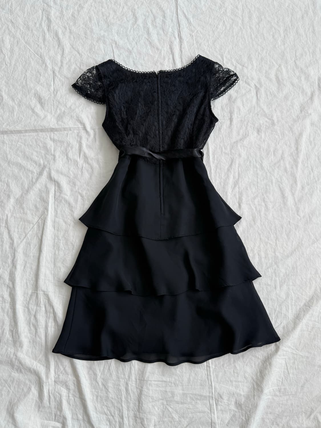 블랙 페어리 러블리 캉칸 미디 원피스 상품이미지5