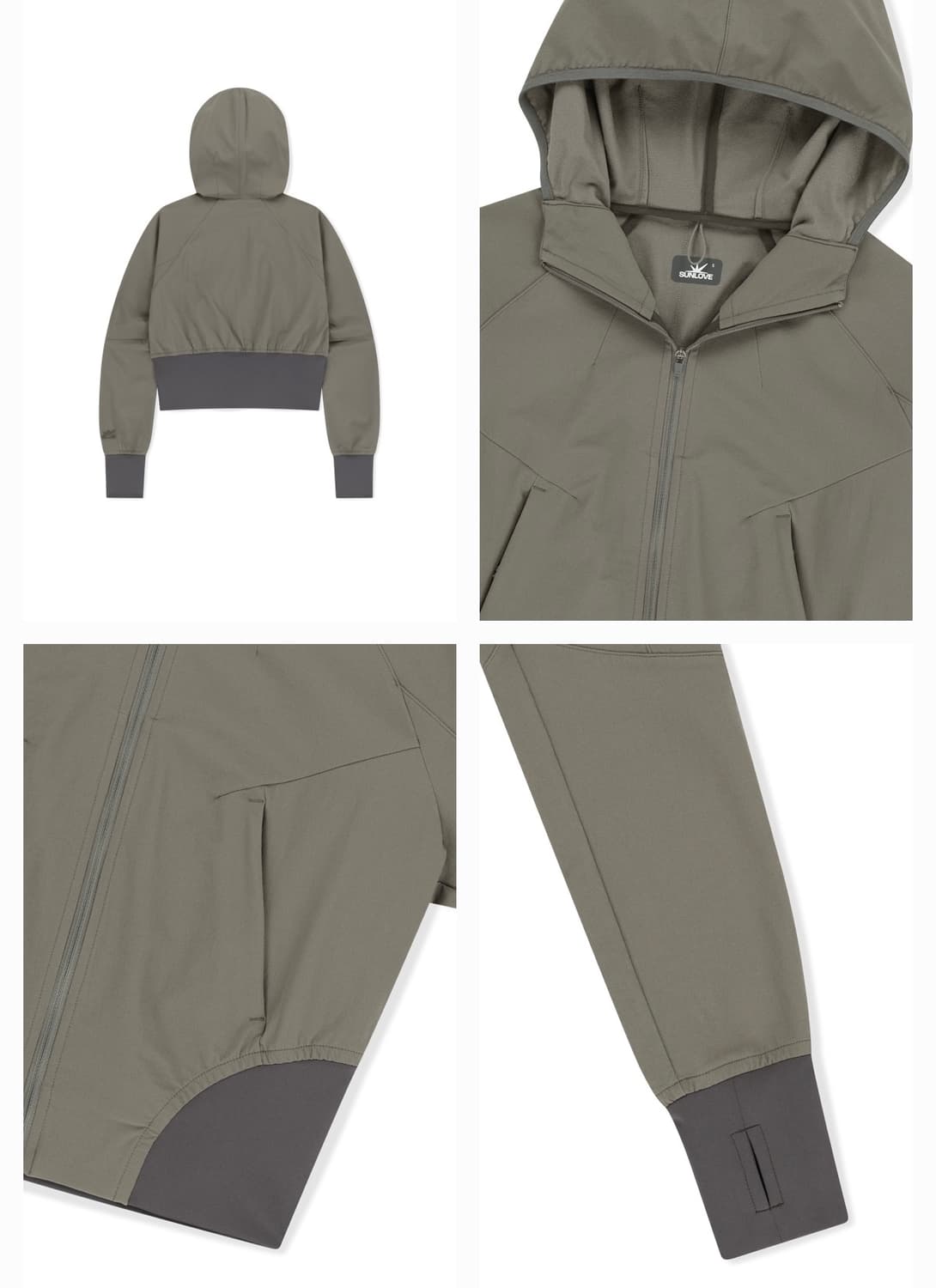 새상품) 썬러브 우먼스 비아틱 소프트쉘 자켓 세이지 상품이미지3