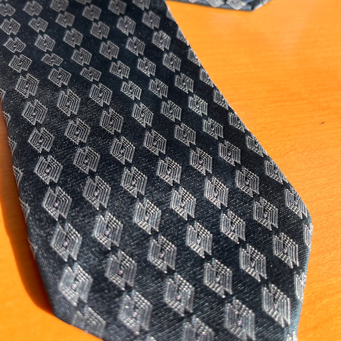 90s 조르지오 아르마니 이테리 자카드 넥타이 상품이미지1