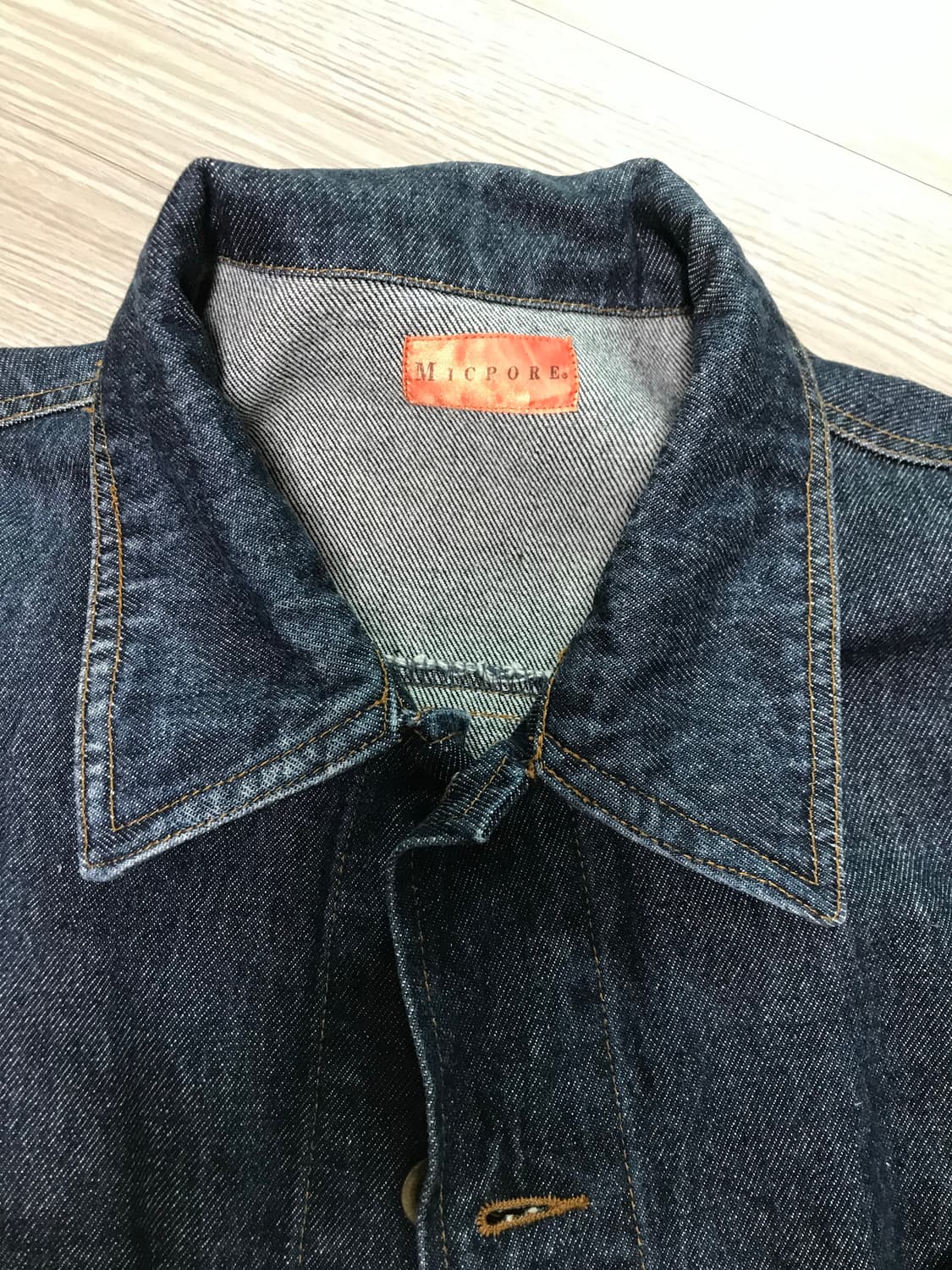 빈티지 데님 하프 자켓 상품이미지3