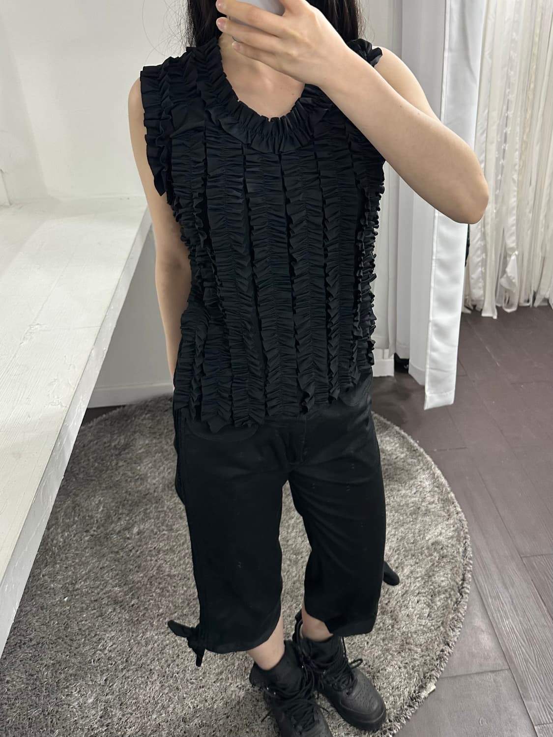 viante frill sleeveless 상품이미지4