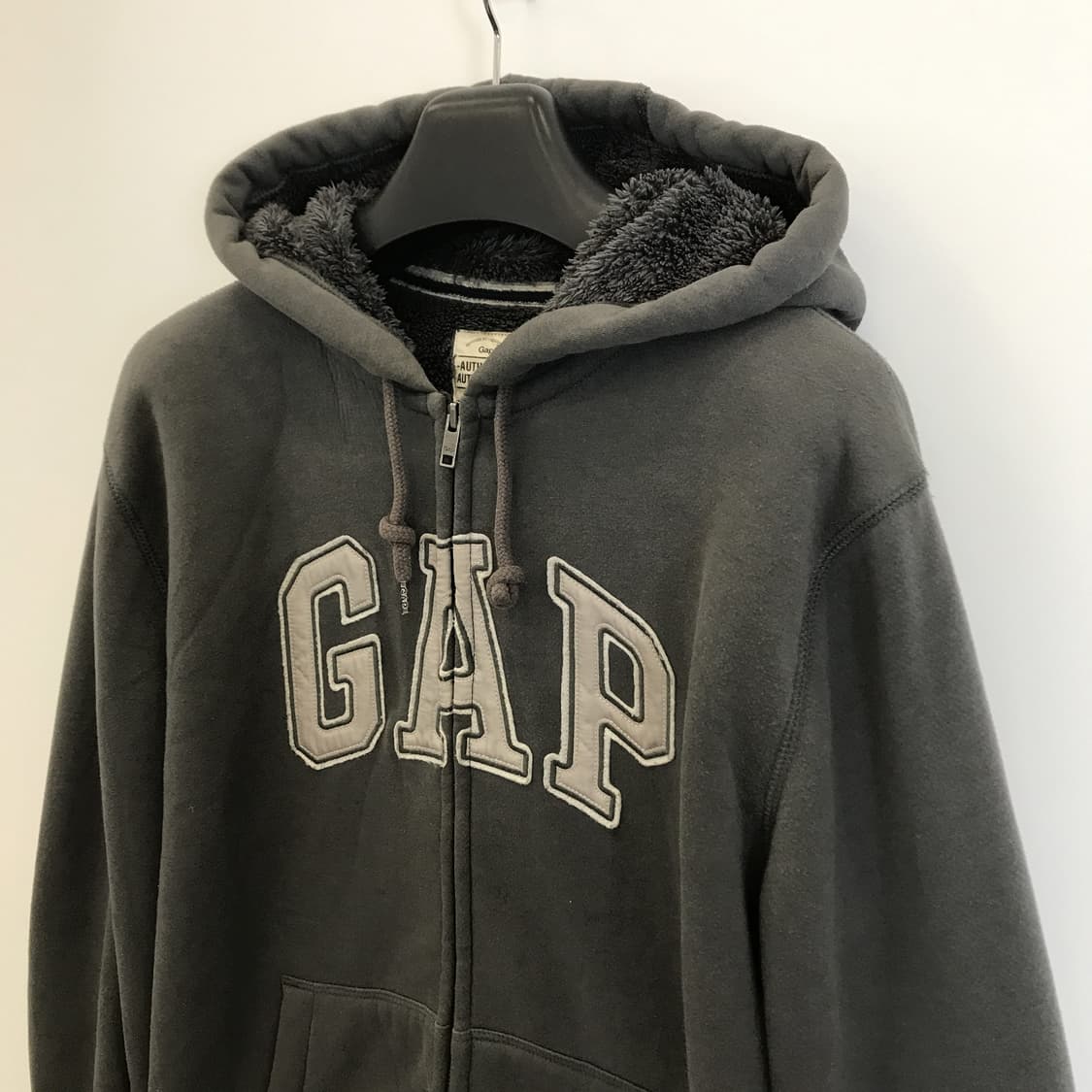 GAP 쉐르파 양털 보아플리스 후드집업 [L] 상품이미지3