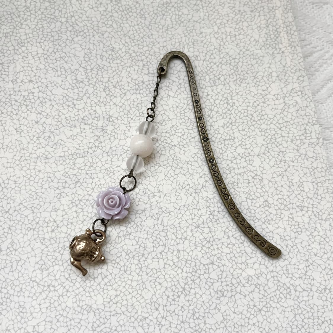 ⊰flower teapot⊱ bookmark 앤틱 티팟 책갈피 상품이미지2