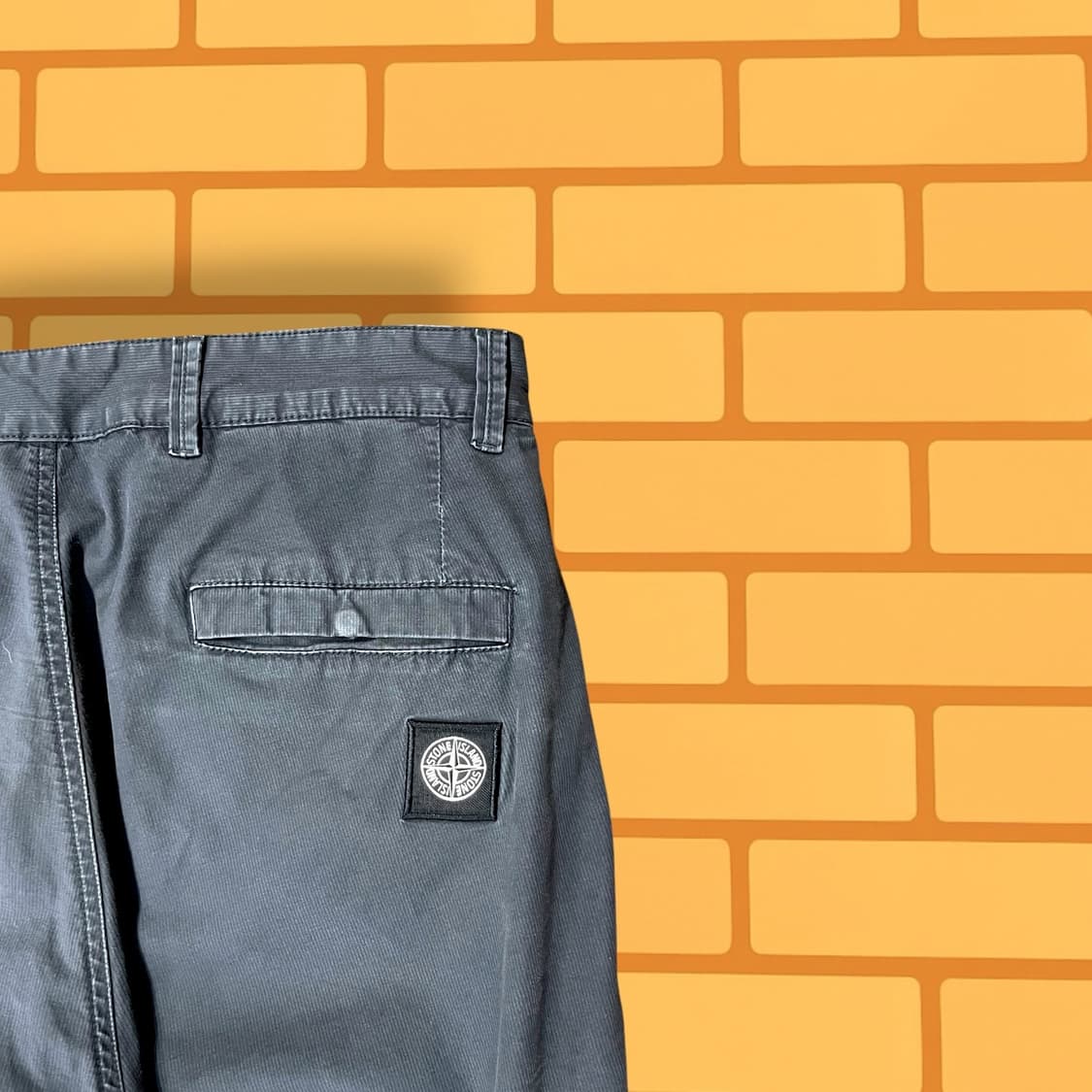 스톤아일랜드 Type SL 그레이 코튼 팬츠 (34) 상품이미지7