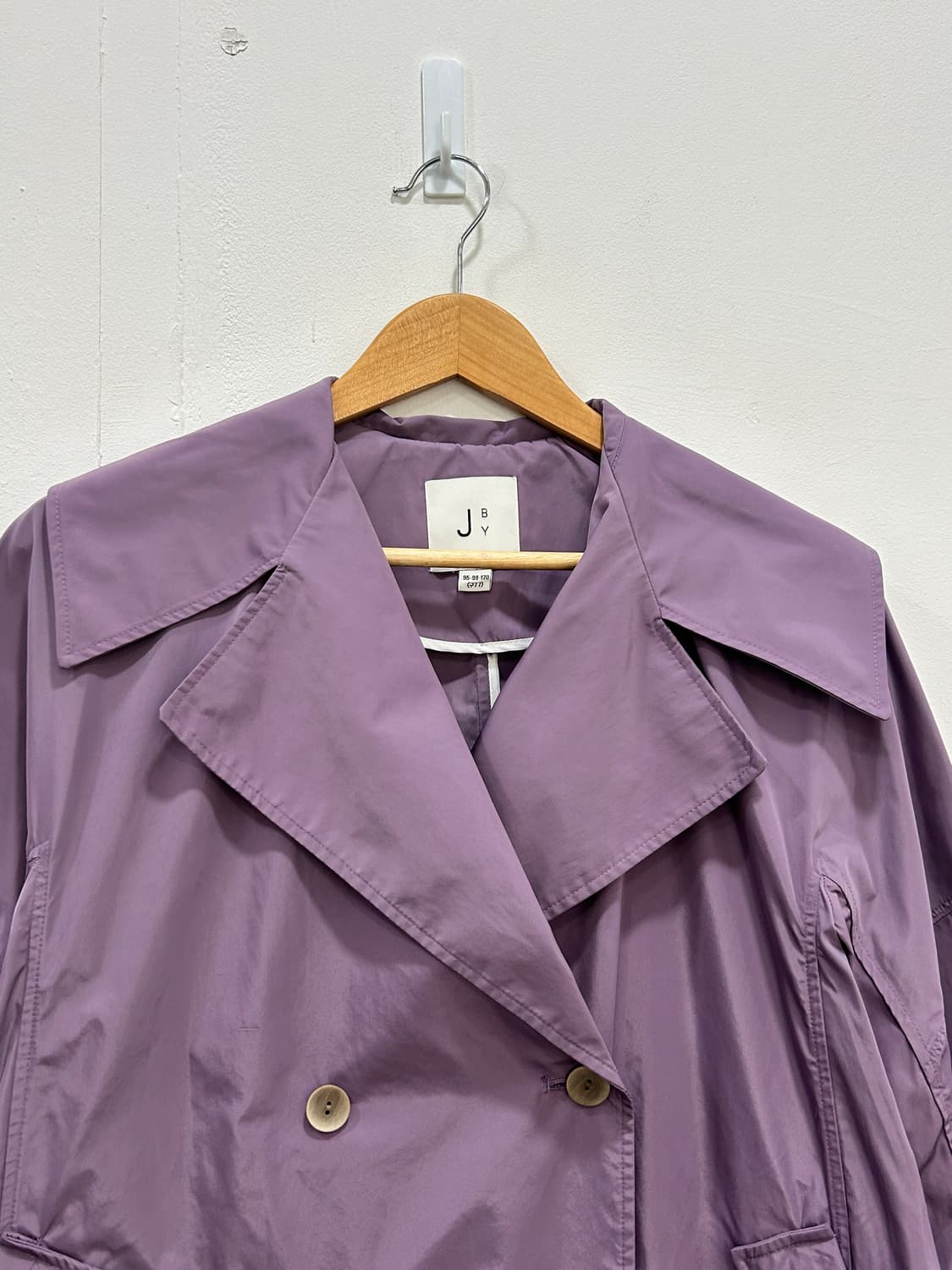 J BY 제이바이 퍼플 트렌치코트 77-날씬88 상품이미지2