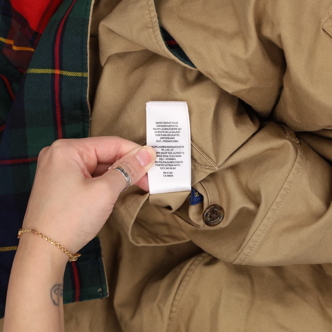 M 폴로 큐알텍 리버시블 트렌치코트 0219H1 상품이미지6