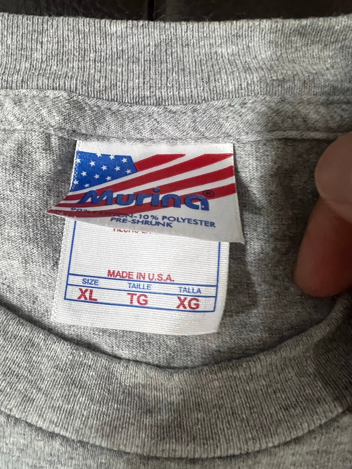 Usa 닷지 챌린지 롱슬리브 그레이 상품이미지2