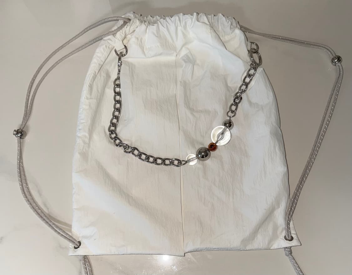 온스카 쓰리웨이백 화이트 두번째 버전 마블챰 체인 포함 상품이미지4