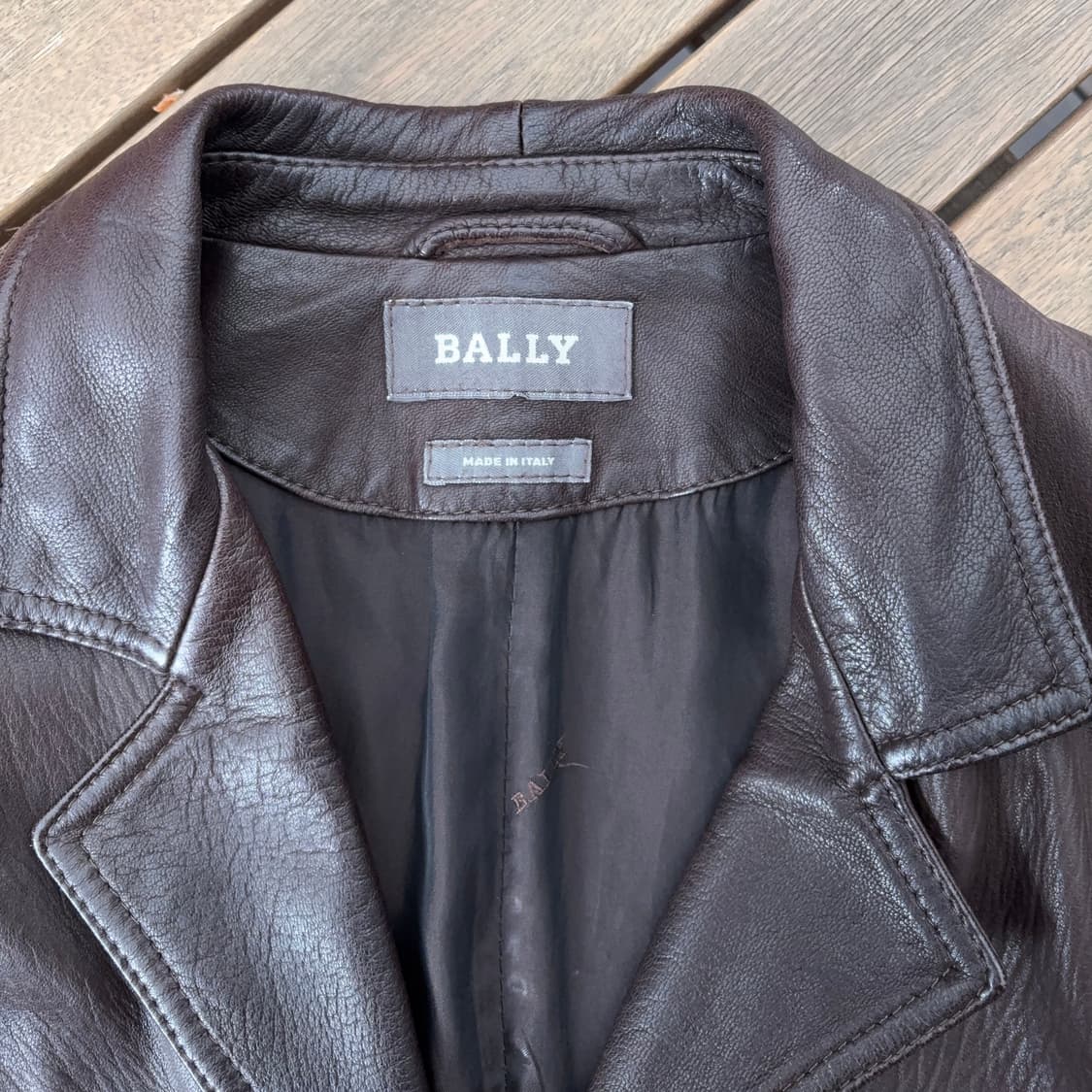 발리 Bally 레더 4포켓 자켓 (이탈리아 생산) 상품이미지8