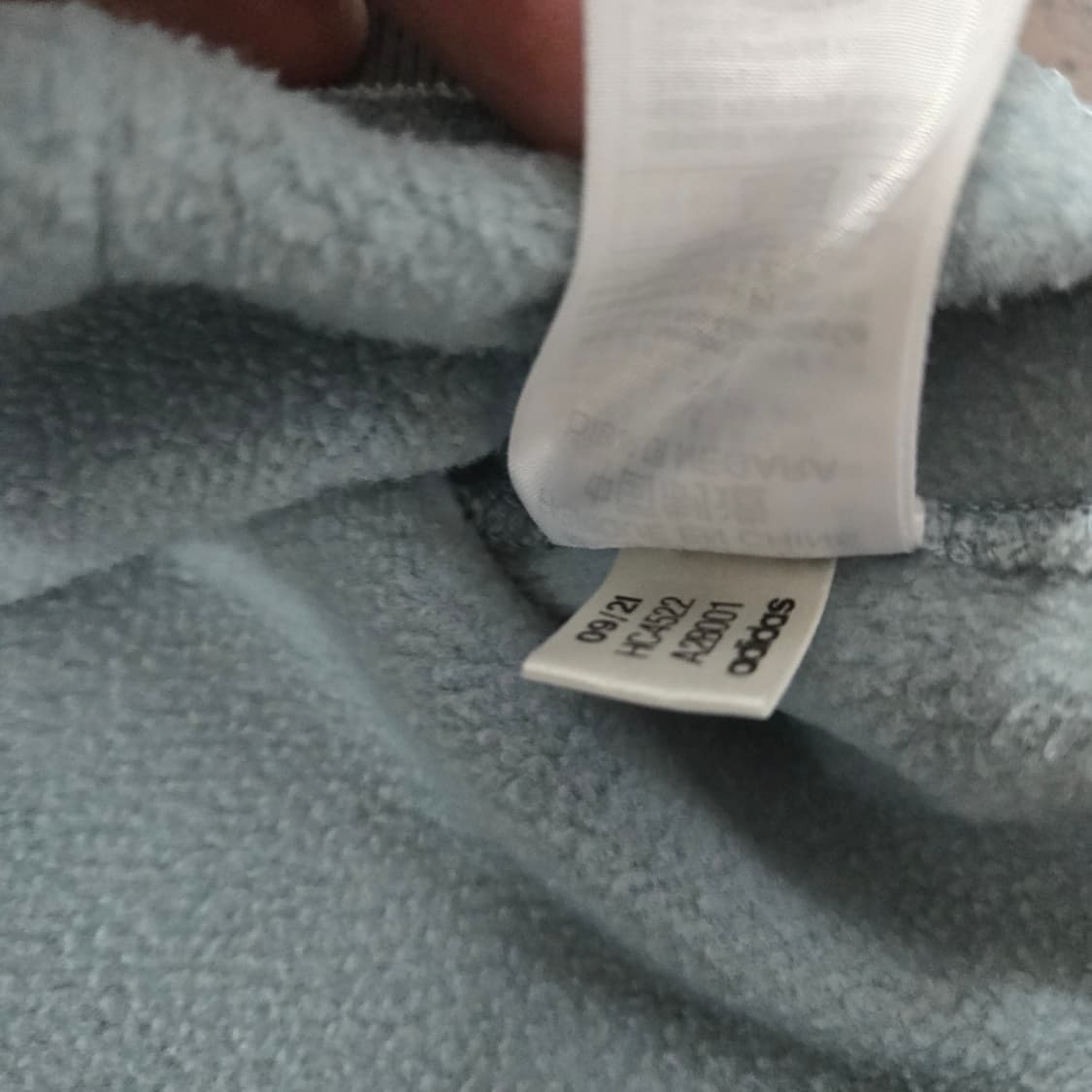 ✨ (바배) 아디다스 패치로고 뮤트하늘 후드티  상품이미지5