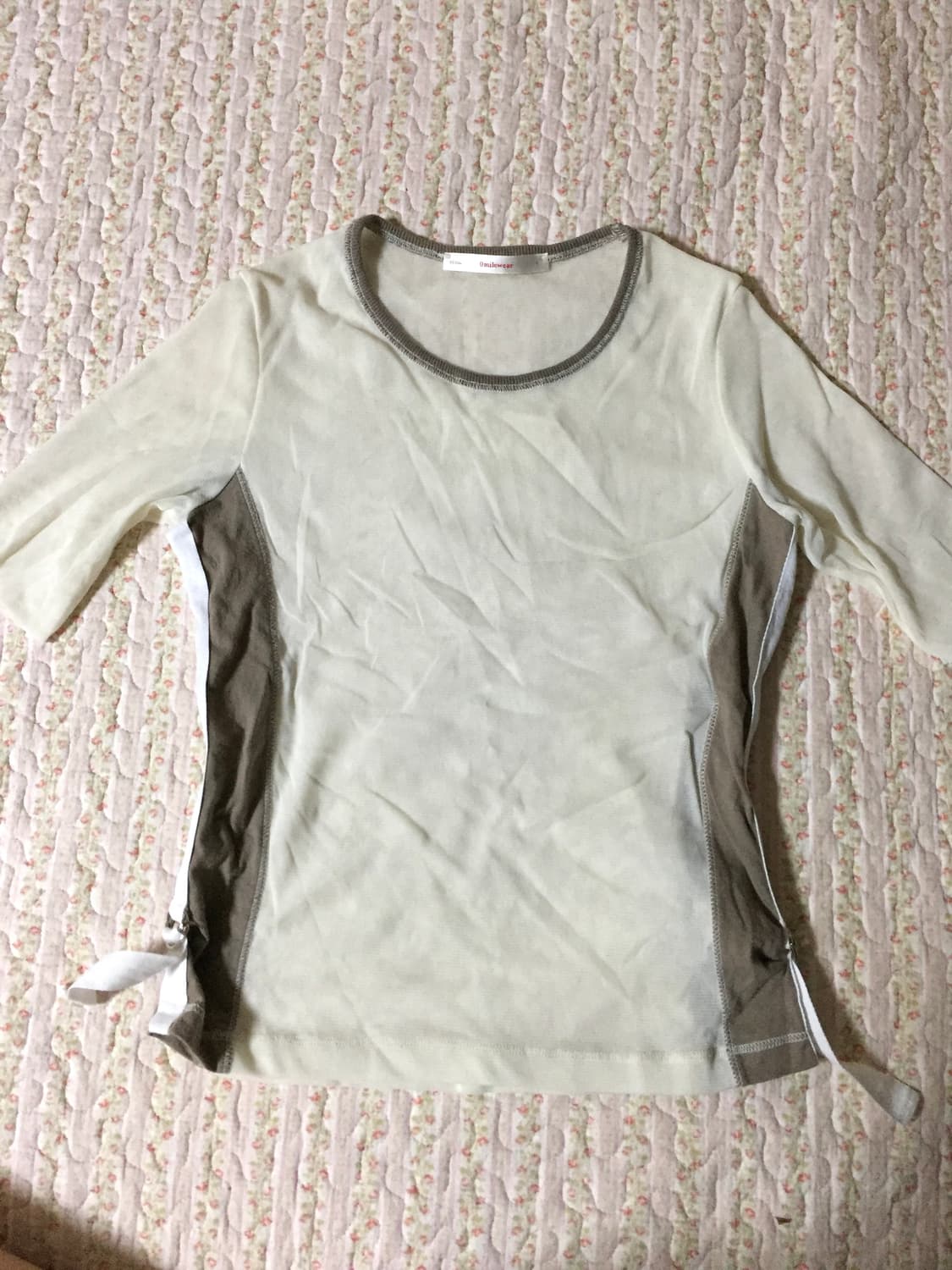 0milewear see-through tee 상품이미지1