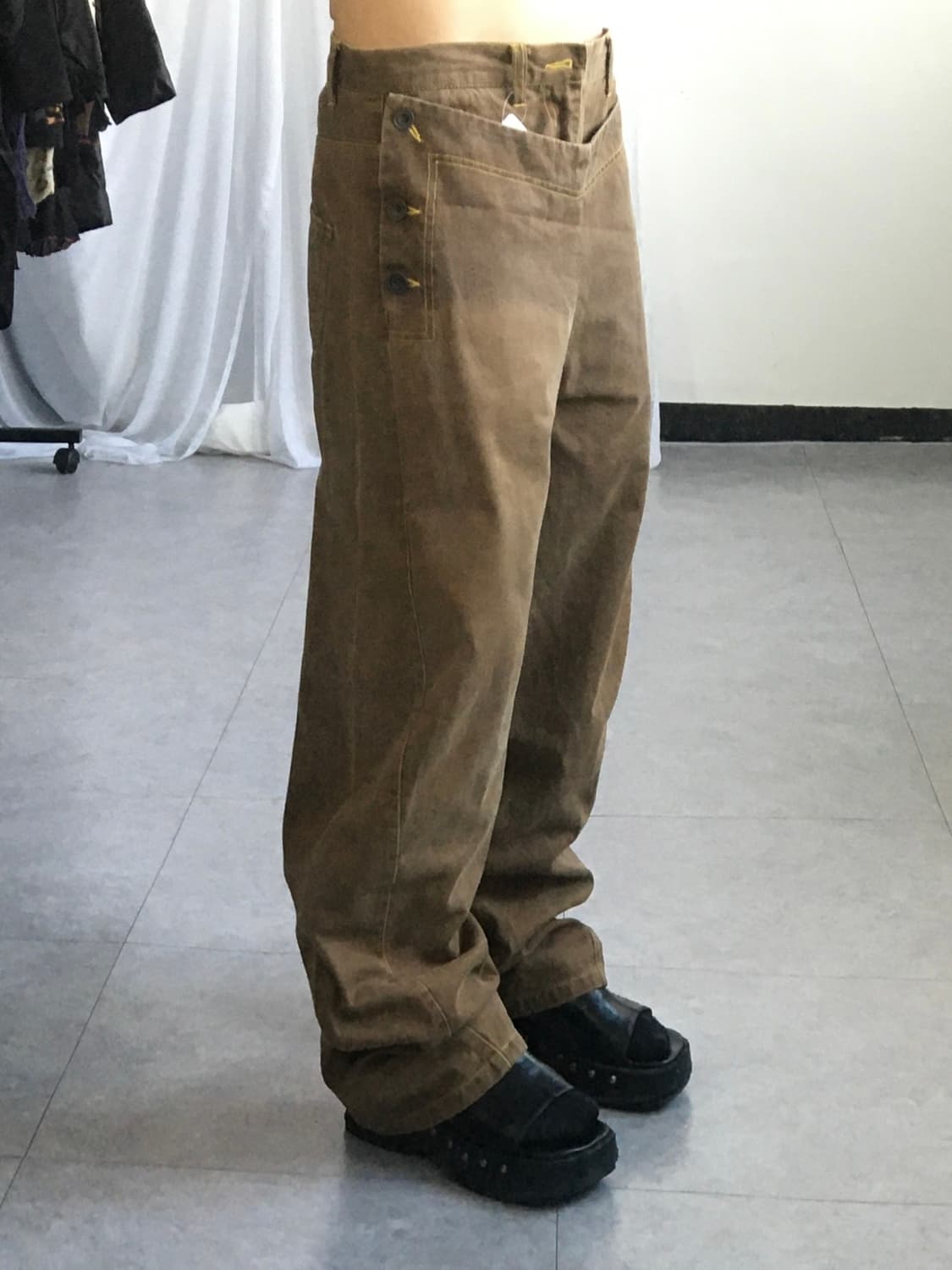 button layered point pants 상품이미지6