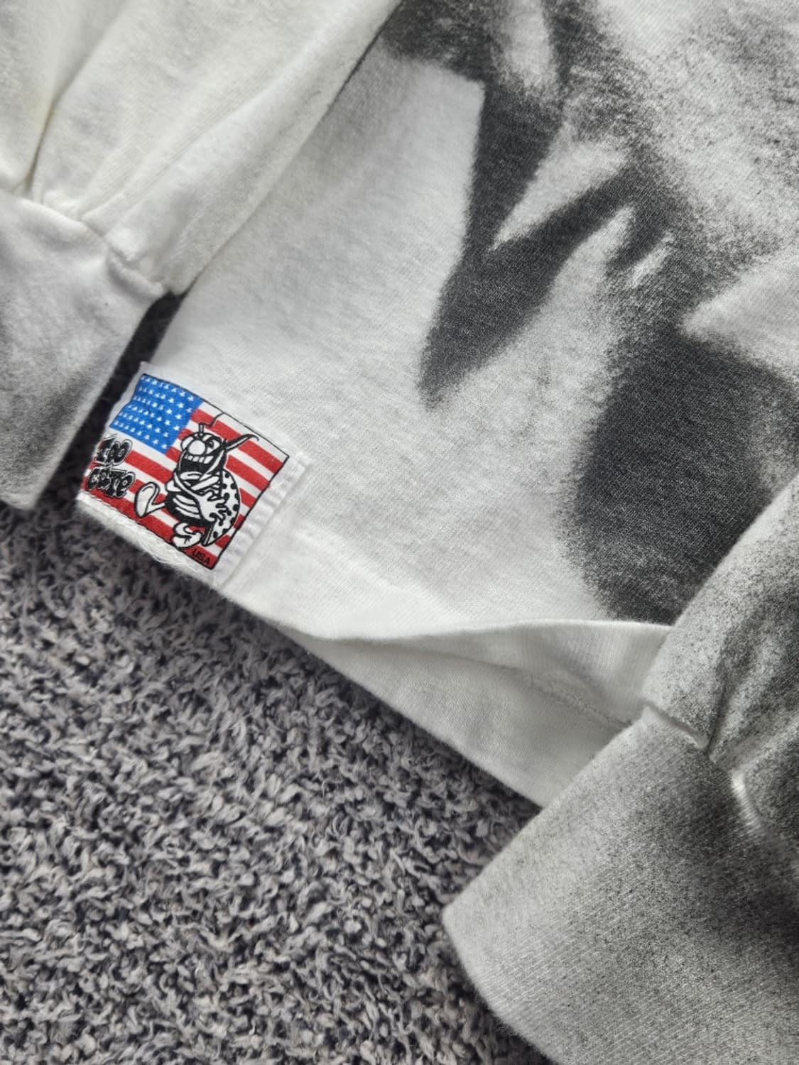 90's USA HANES 커스텀 싱글스티치 롱슬리브( L )/11425 상품이미지10