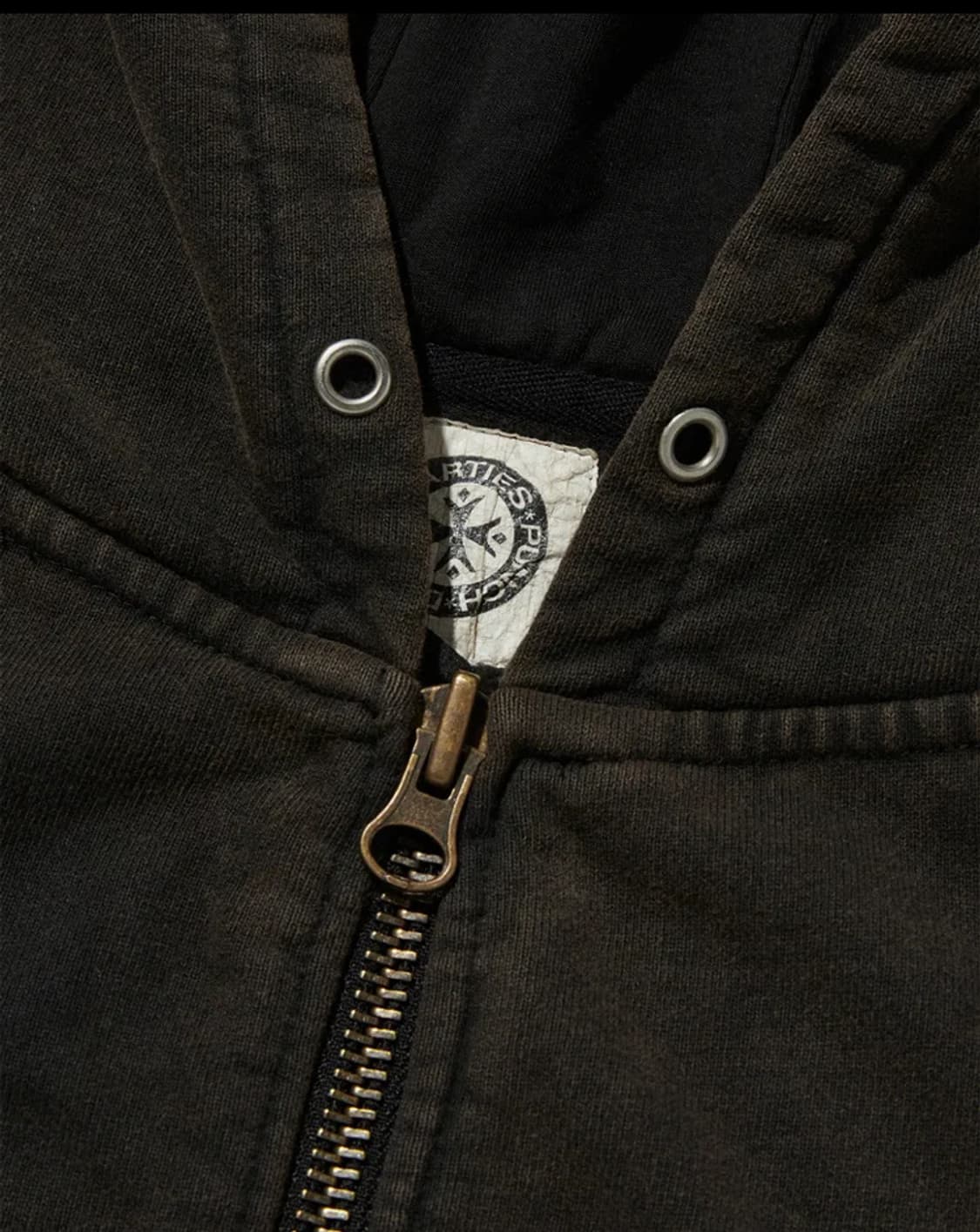 펀치드렁크파티즈 Partier Bleached Zip-up Hoodie 상품이미지2