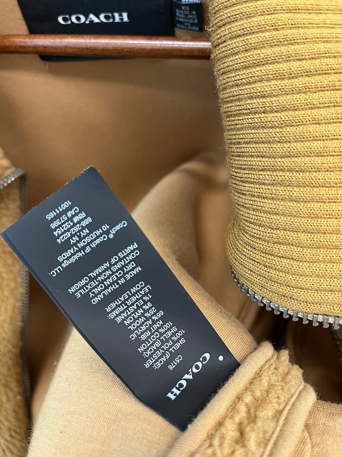 여) 코치 양털 집업자켓  상품이미지7