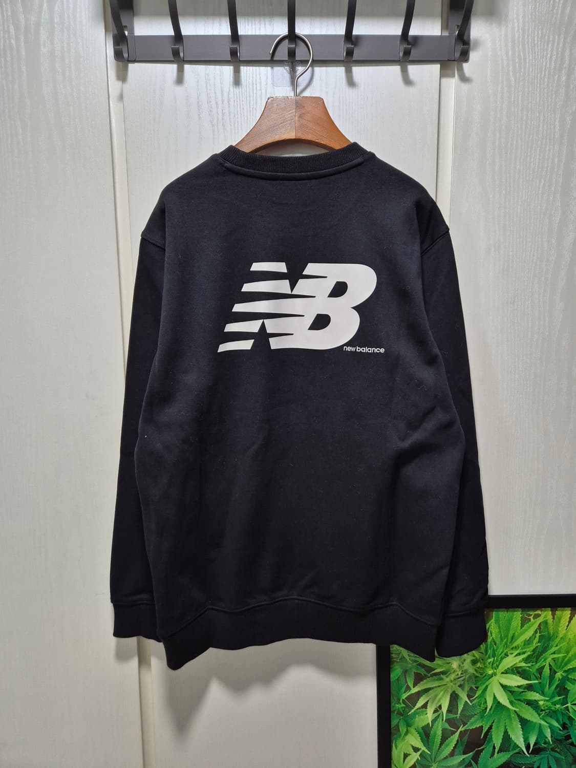 뉴발란스 블랙 맨투맨. 새상품 상품이미지10