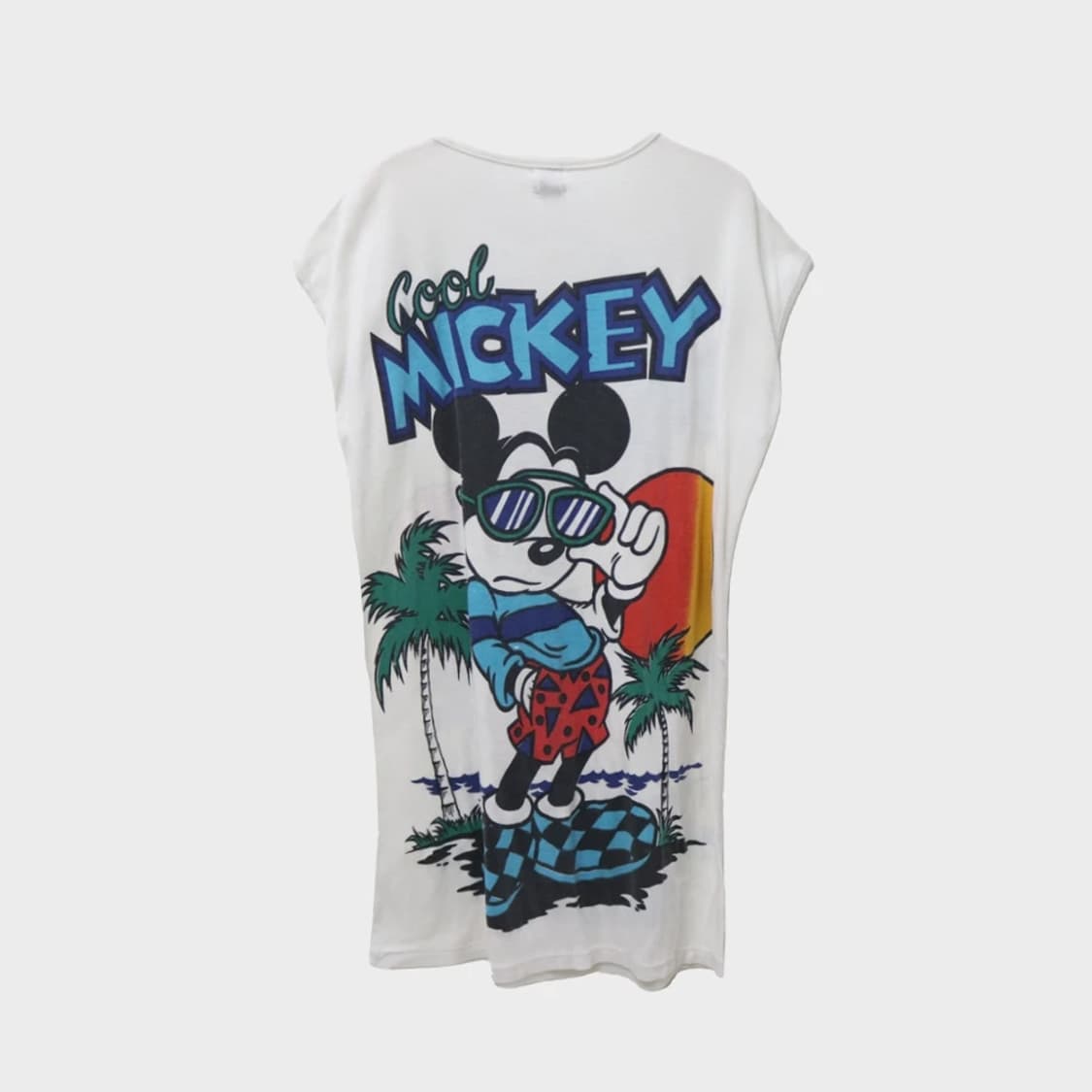 90'S 미키 프린팅 반소매 원피스 65875 상품이미지2