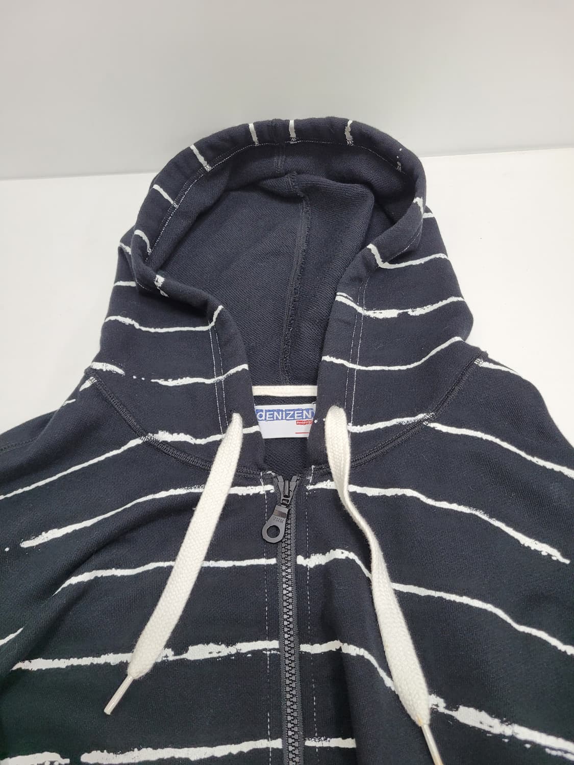 LEVI'S 데니즌 프린팅 스트라이프 후드 집업 / 남 M 상품이미지4