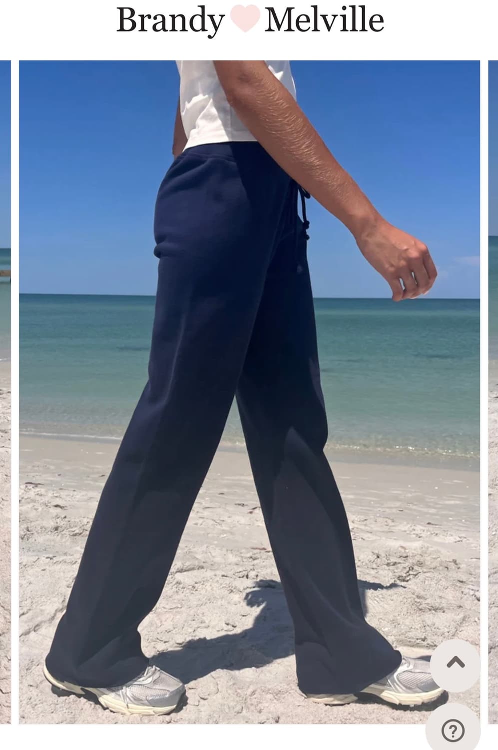 브랜디멜빌 네이비 스웻팬츠 상품이미지2