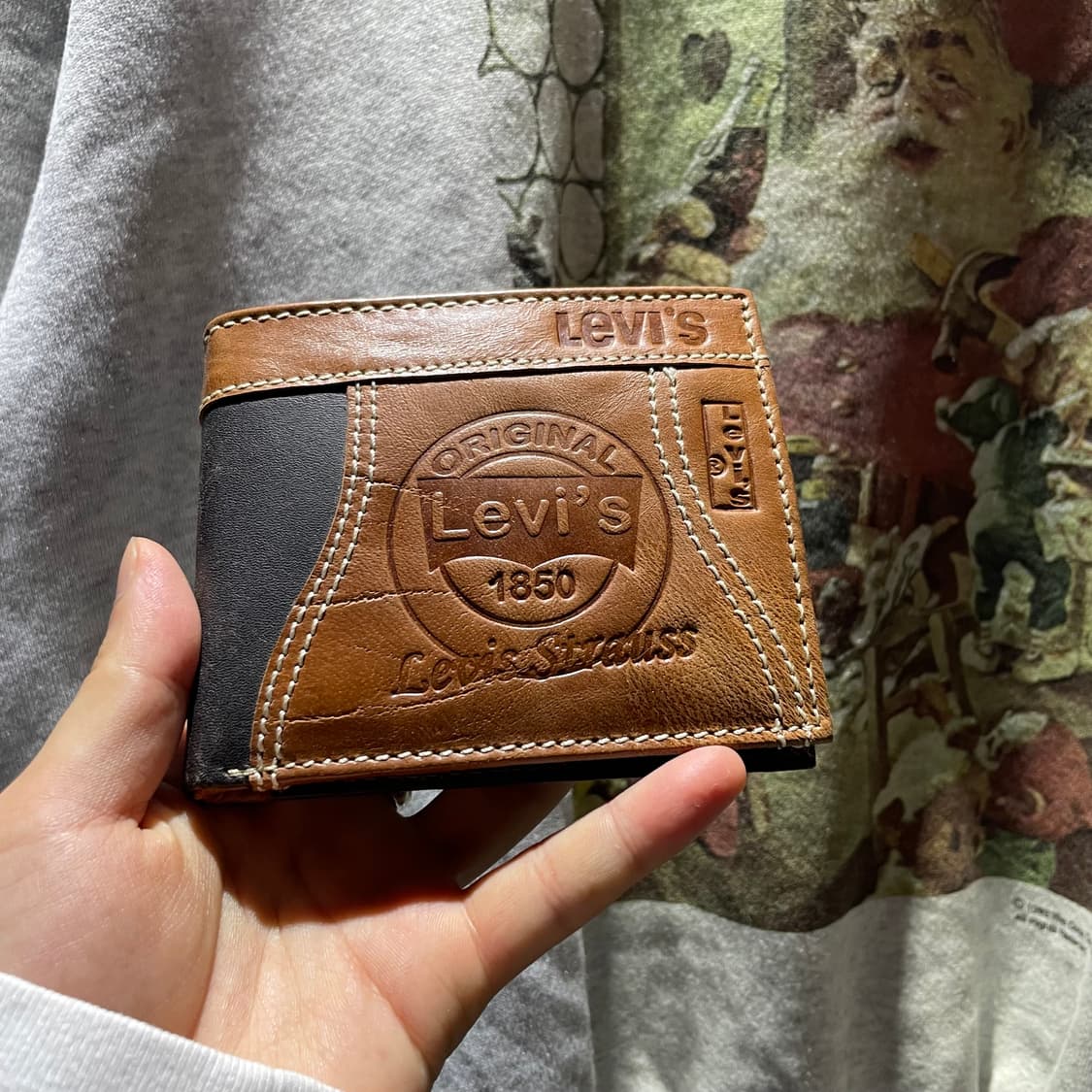 Levis 리바이스 레더 반지갑 상품이미지1