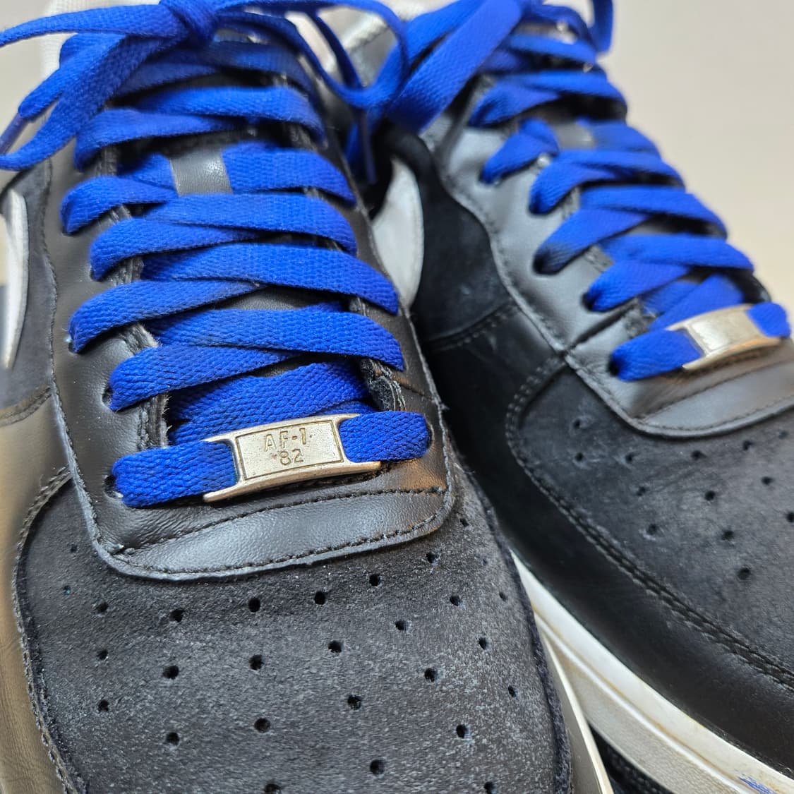 280 나이키 에어포스1 로우 블랙 화이트 82 컬러 상품이미지6