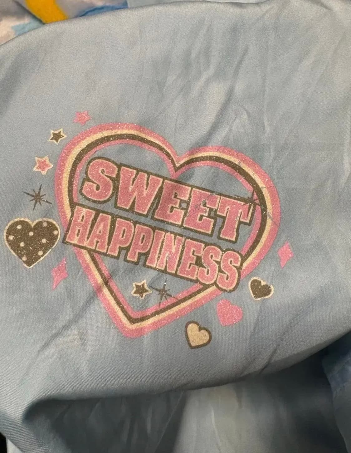 히메갸루 하늘색 바람막이 져지 y2k 소다맛 모리걸 후드집업 아노깔 상품이미지8