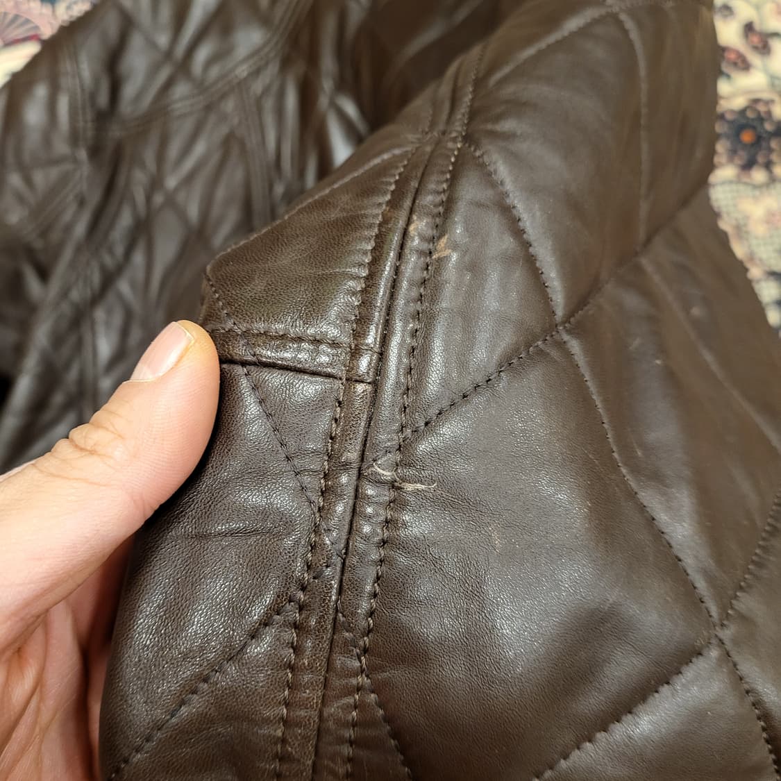 DAKS 닥스 양가죽 퀄팅 자켓 (105) 상품이미지8