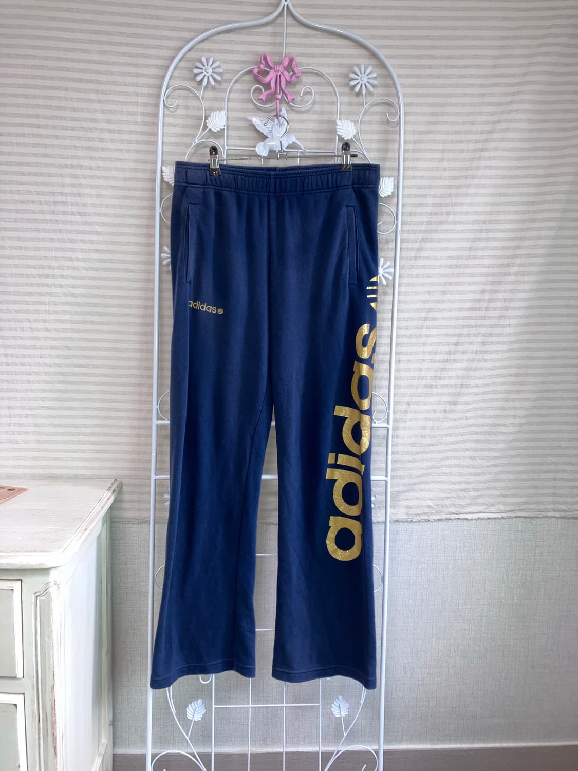 jpn vintage 아디다스 네이비 트레이닝 팬츠 y2k 스트릿 갸루  상품이미지1