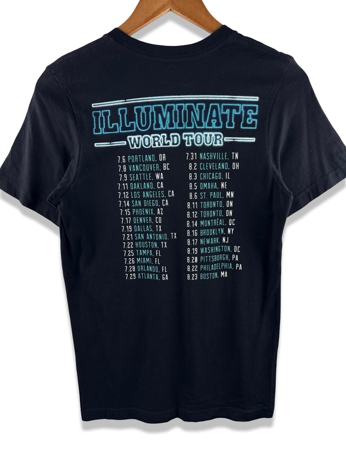 션 멘데스 일루미네이트 월드 투어 티셔츠3294 상품이미지2