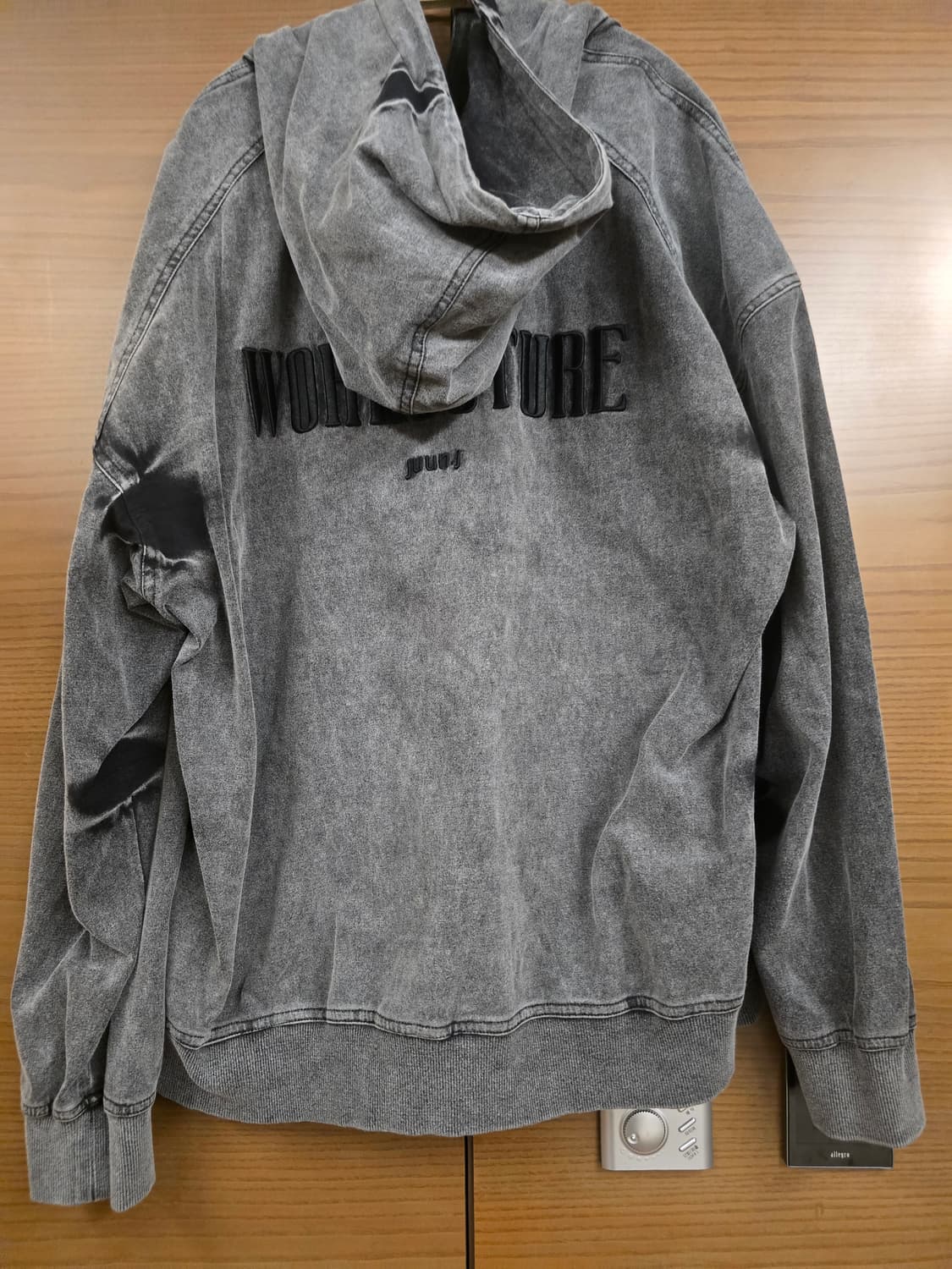 준지 워크 아우터 자수 염색 후드티 S 상품이미지2