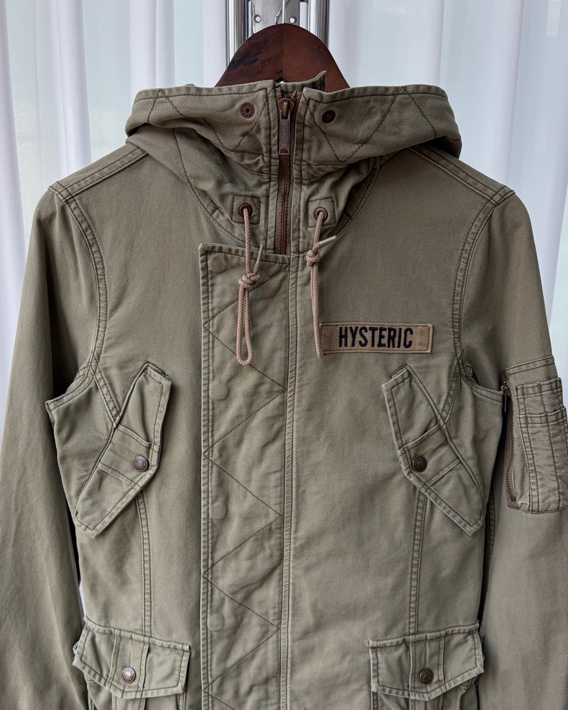 [S]히스테릭 글래머 밀리터리 피쉬테일 파카 상품이미지5