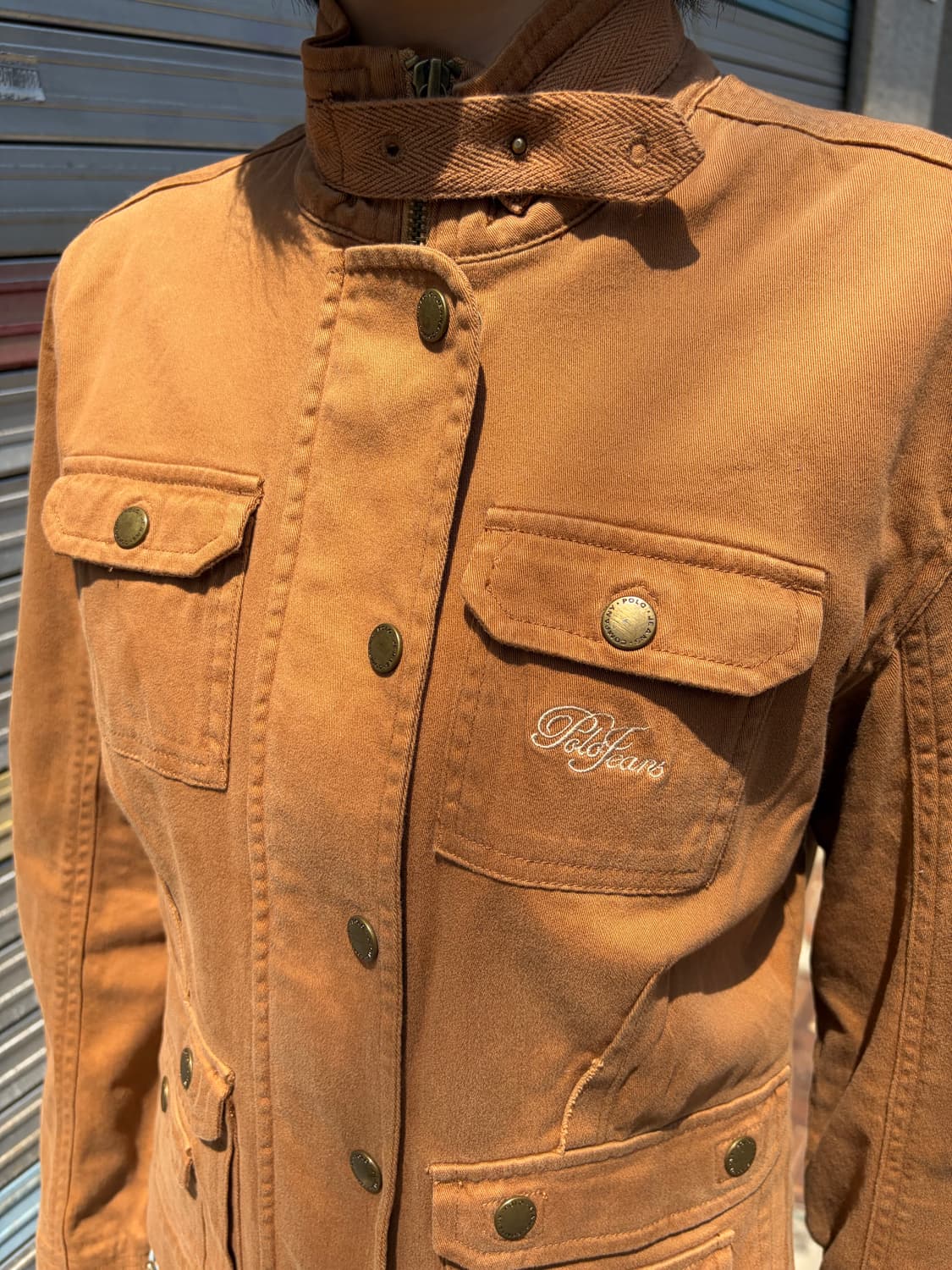 Polo Jeans 밀리터리 코튼 라이더 자켓 M  상품이미지5