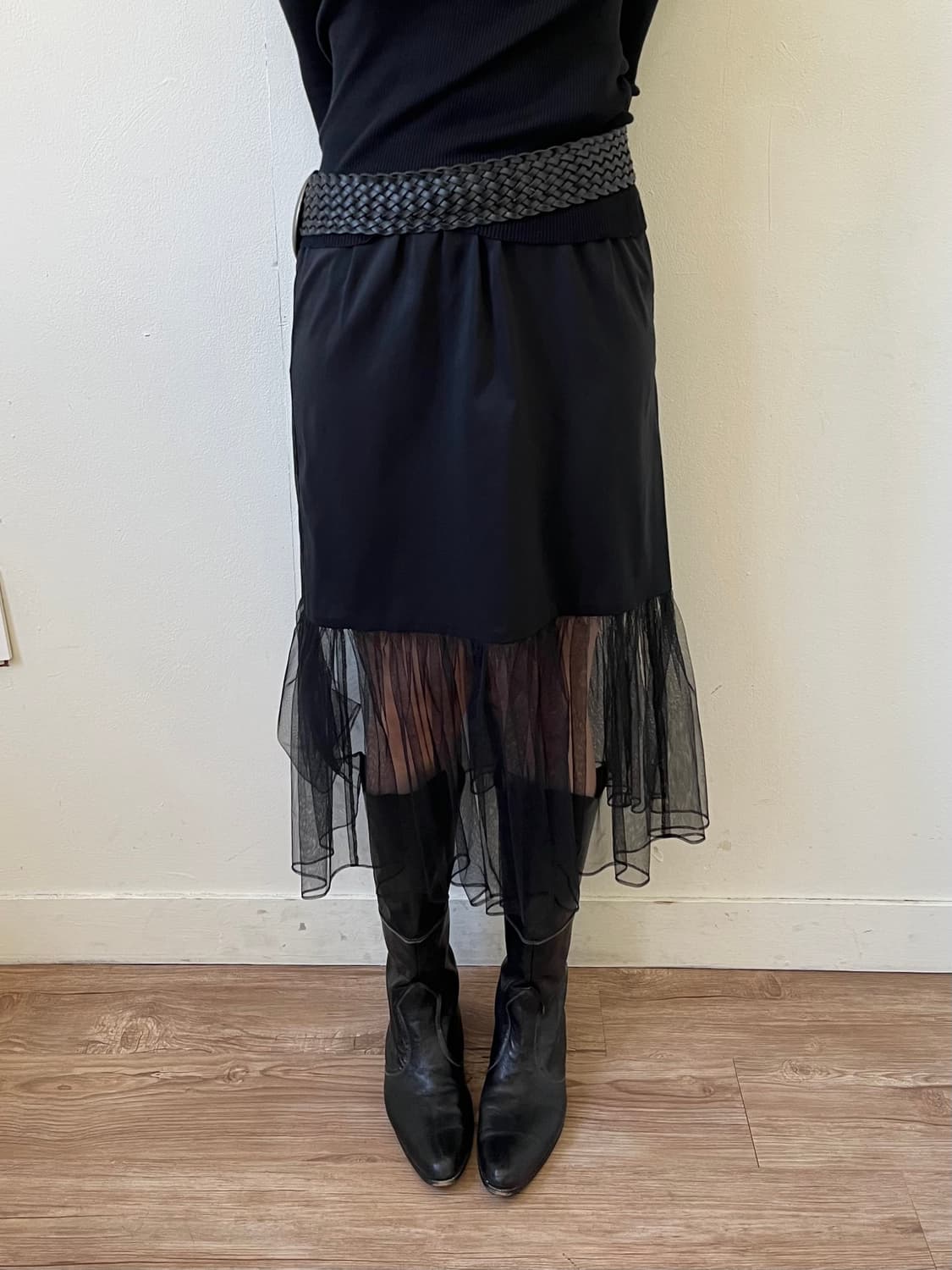 UNITED TOKYO 밴딩 블라우스 스커트 상품이미지5