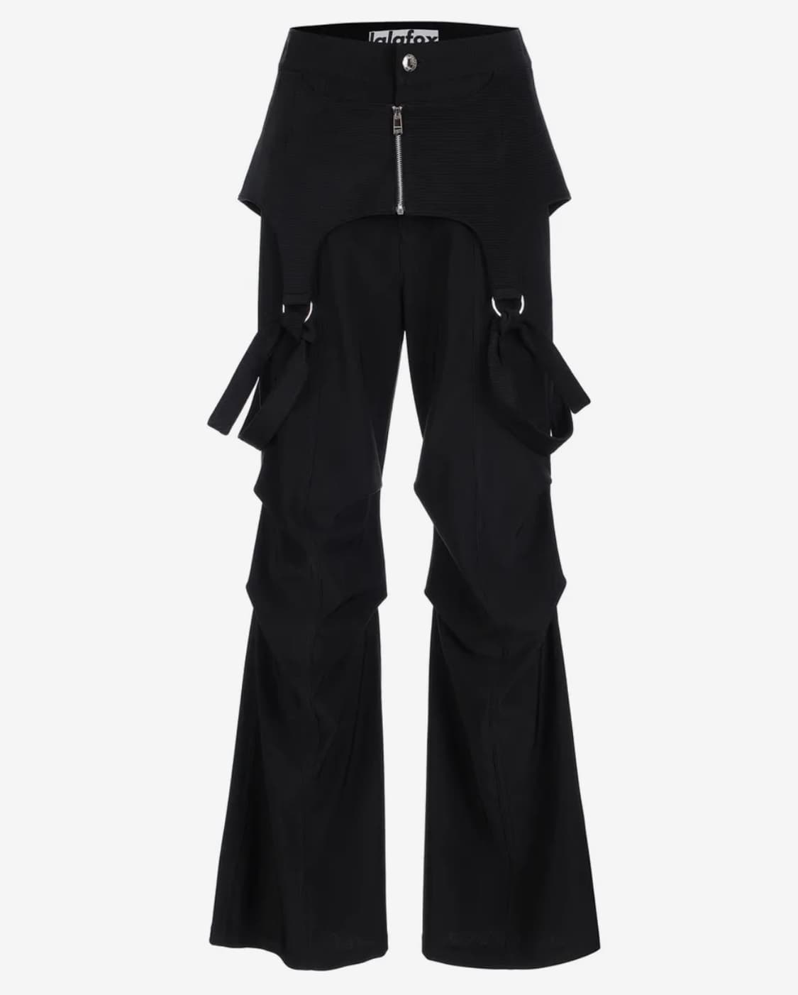 라라폭스 블랙 카고 부츠컷 팬츠(실착 1회) 상품이미지2