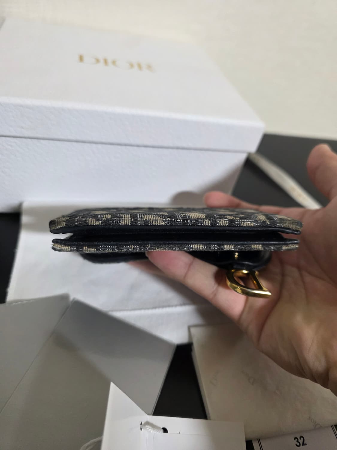 [풀구성]디올 오블리크 새들 여성 카드지갑 상품이미지4