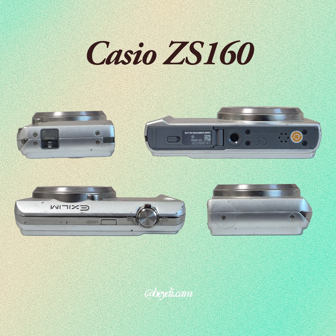 (입문용 1등) 카시오 EX-ZS160 실버(Casio EX-ZS160) 상품이미지3