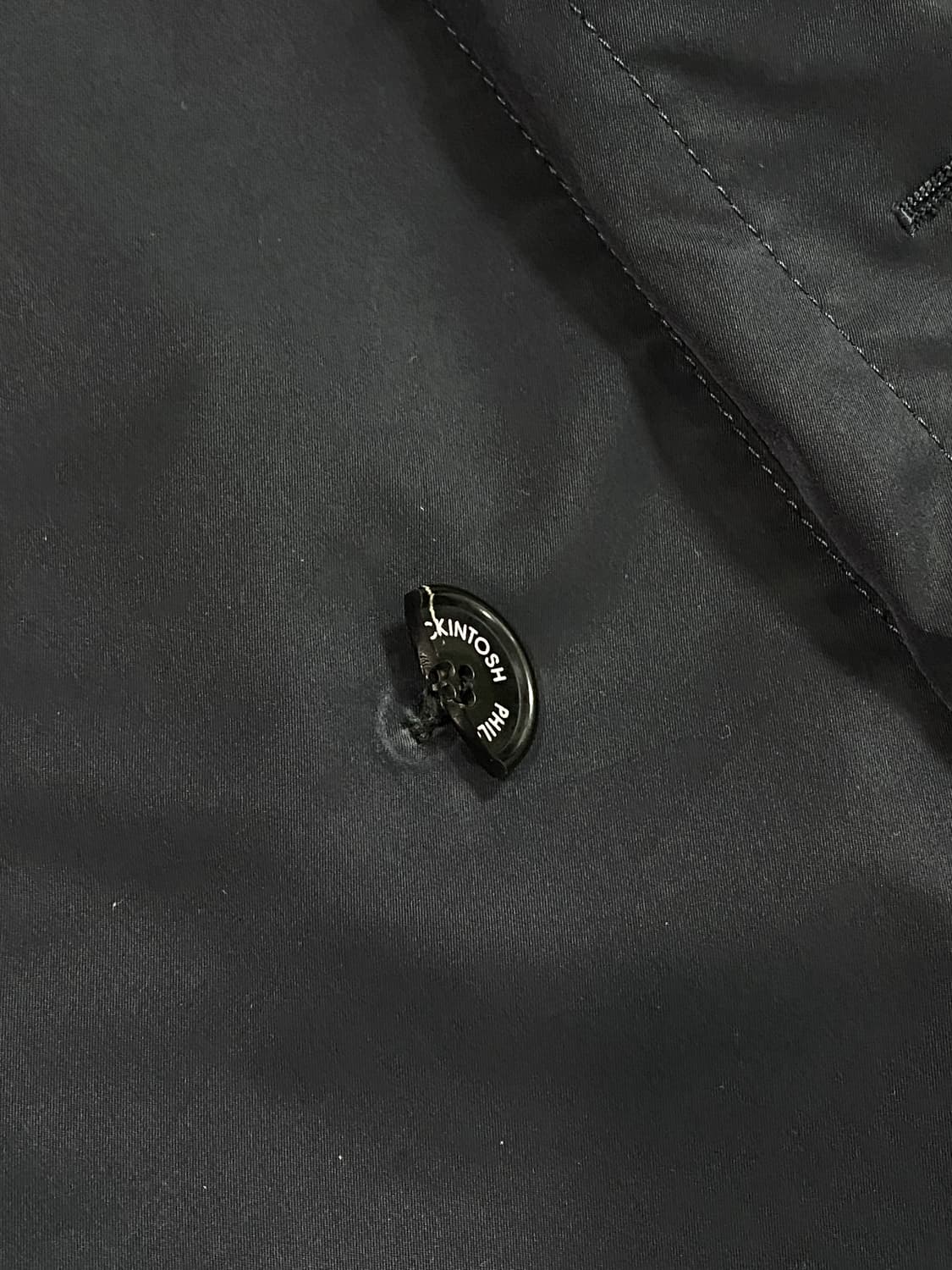 매킨토시 필로소피 스탠 카라 코트 블랙 42 상품이미지5